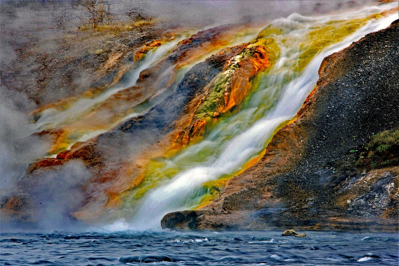 Excelsior Geyser Firehole River 1 copy