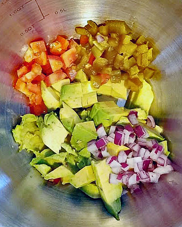 Guac mixing bowl
