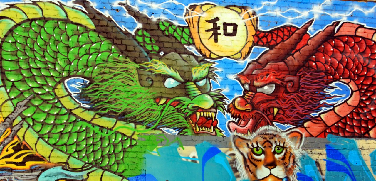 Dragon mural better