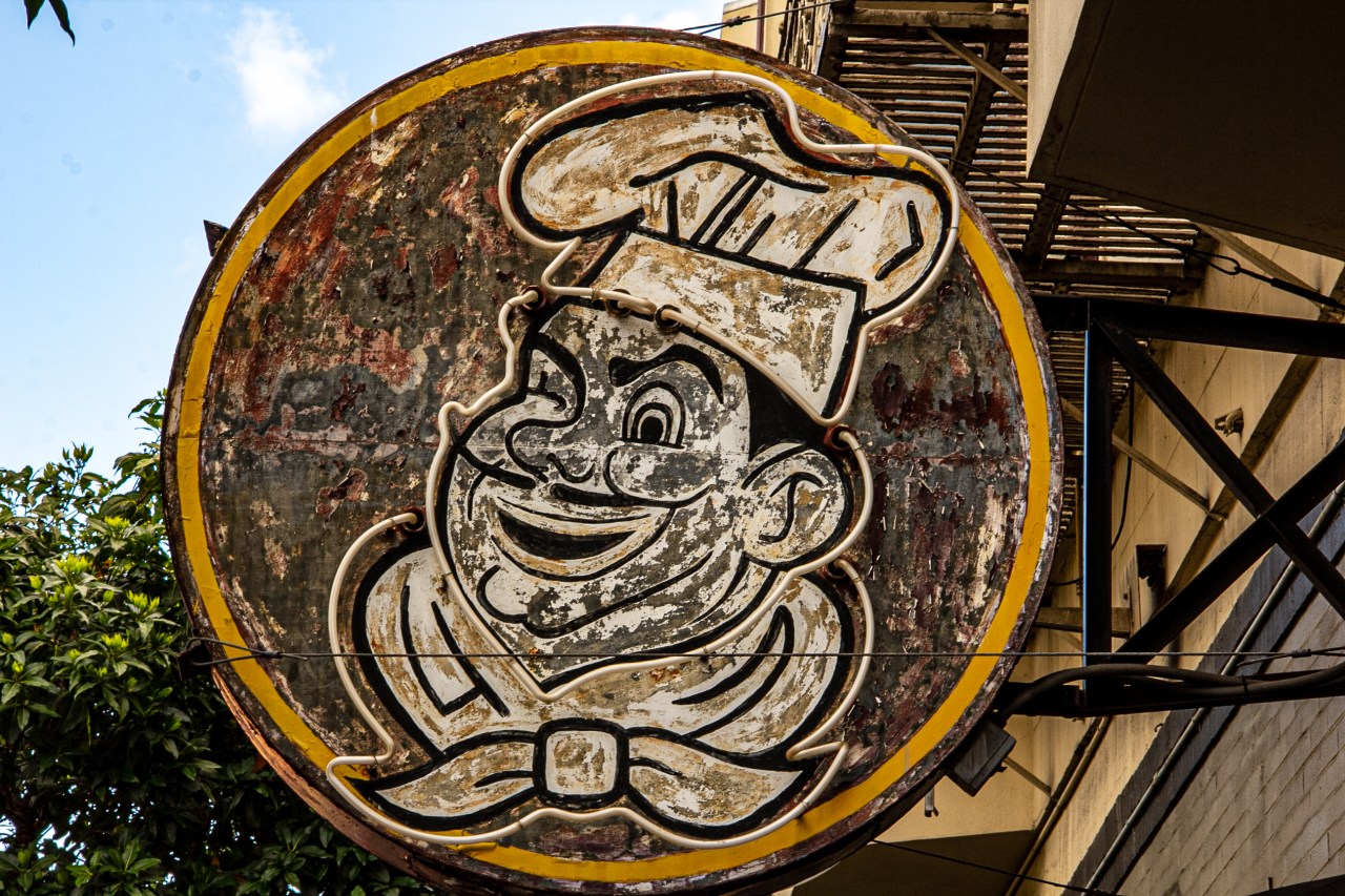 Winking chef