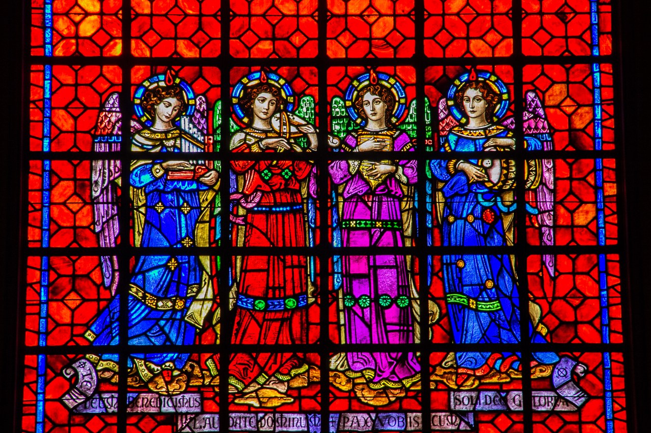 Mission Dolores Stain glass